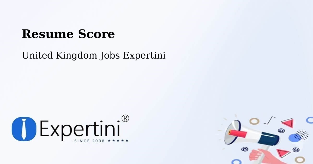 Resume Score & Job Description Match Tool – Old Basing - United Kingdom Jobs Expertini